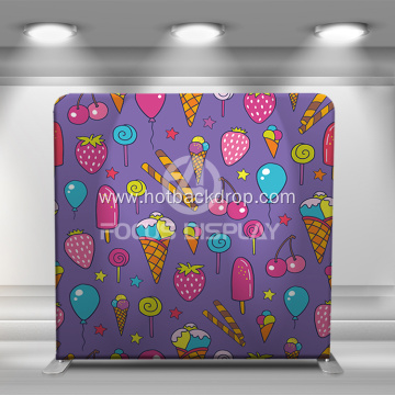 icecream tension fabric backdrop display